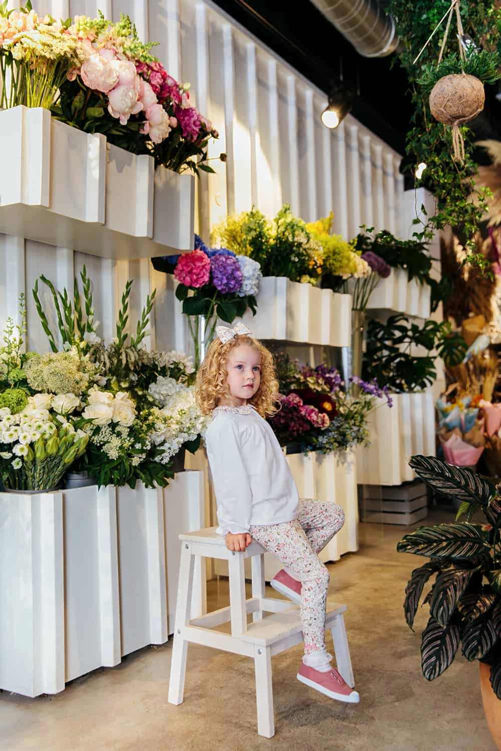 Trotters London Pink Floral Arabella Jersey Leggings